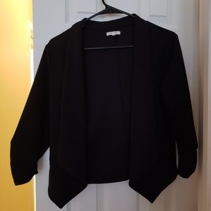 Black Maurices crop blazer